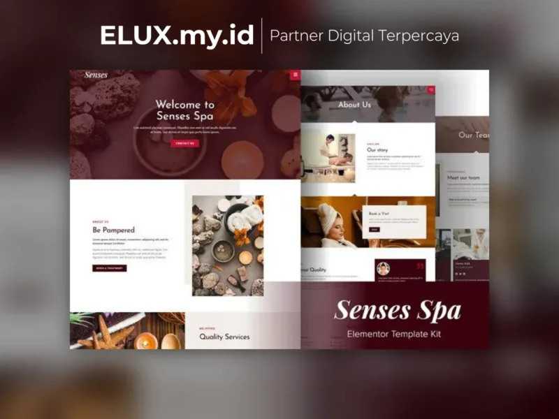 Senses Beauty Spa Salon Elementor Template Kit Lisensi Resmi Senses Beauty Spa Salon Elementor Template Kit Lifetime Unlimited