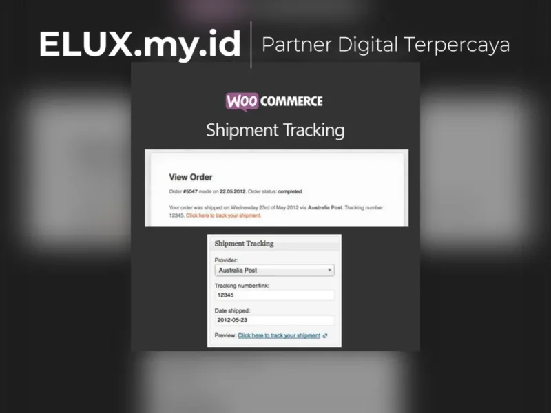 Shipment Tracking For Woocommerce Wordpress Plugin Tampilan Shipment Tracking For Woocommerce Wordpress Plugin