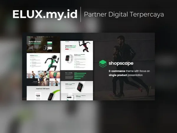 Foto Asli Shopscape Single Product Presentation Wordpress Theme
