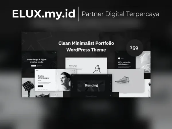 Foto Asli Sixten Minimalist Portfolio Wordpress Theme