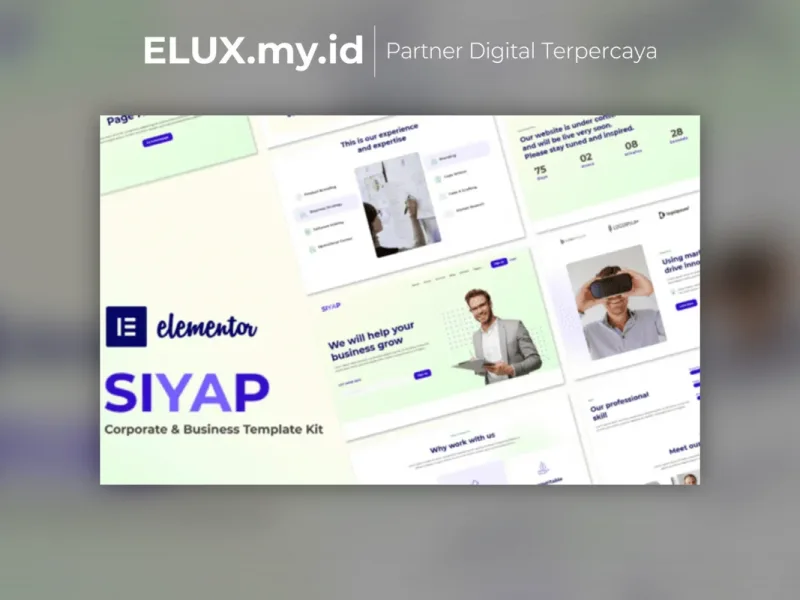 Siyap Corporate Business Elementor Template Kit Foto Asli Siyap Corporate Business Elementor Template Kit Lifetime Unlimited