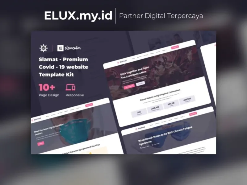 Slamat Pandemic Awareness Elementor Template Kit Lisensi Resmi Slamat Pandemic Awareness Elementor Template Kit Lifetime