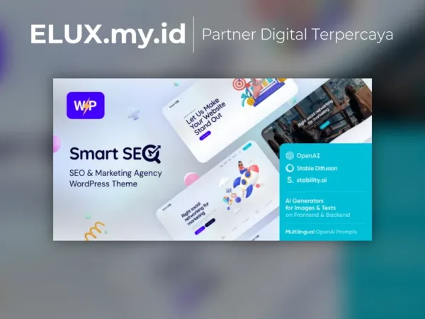 Lisensi Resmi Smartseo Seo Marketing Services Wordpress Theme