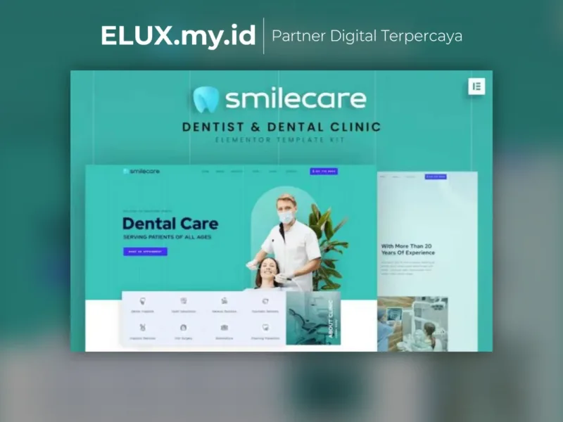 Smilecare Dentist Dental Clinic Elementor Tampilan Smilecare Dentist Dental Clinic Elementor Template Kit Lifetime
