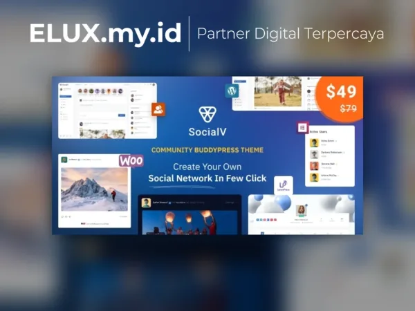 Tampilan Socialv Social Network And Community Buddypress Wordpress Theme