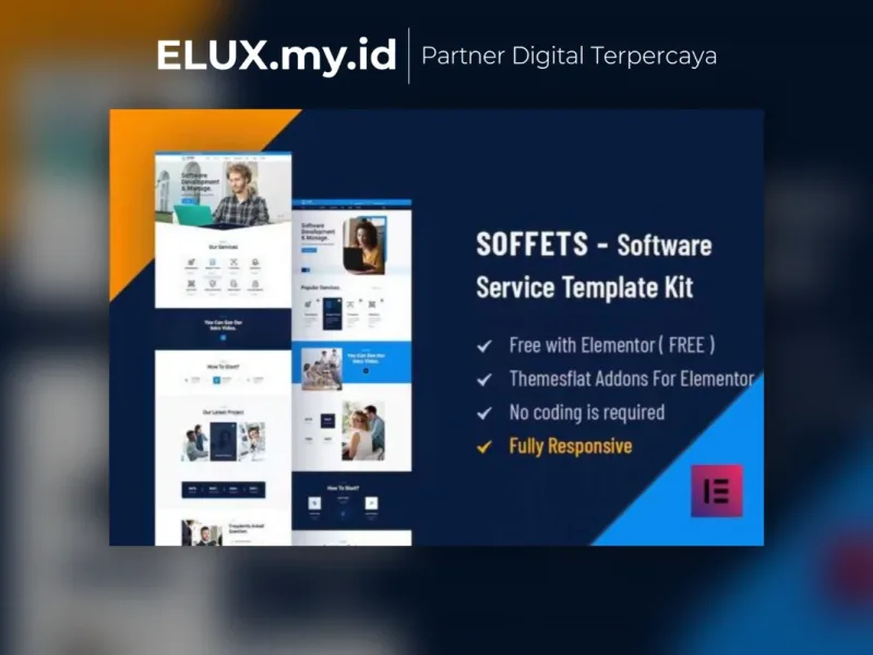 Soffets Software It Service Elementor Template Jual Soffets Software It Service Elementor Template Kit Lifetime Unlimited
