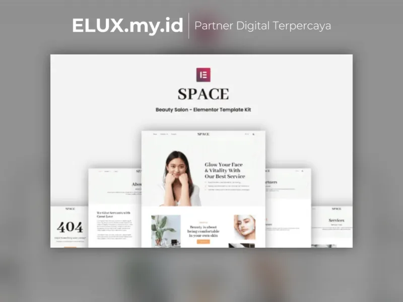 Space Beauty Salon Elementor Template Kit Detail Produk Space Beauty Salon Elementor Template Kit Lifetime Unlimited