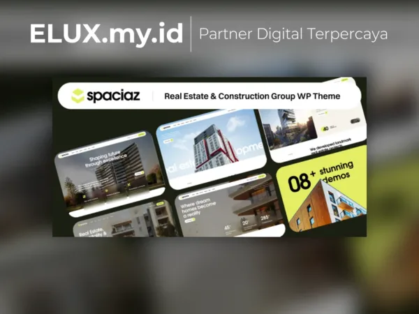 Lisensi Resmi Spaciaz Real Estate Construction Group Wordpress Theme