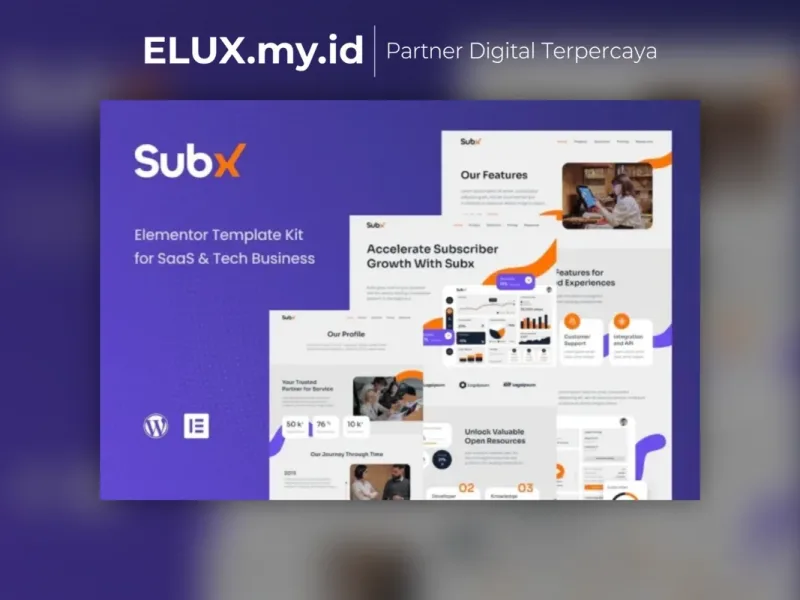 Subx Saas Tech Business Elementor Template Kit Foto Asli Subx Saas Tech Business Elementor Template Kit Lifetime Unlimited