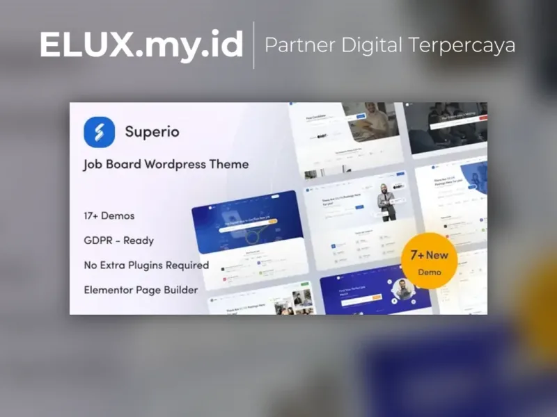 Lisensi Resmi Superio Job Board Wordpress Theme
