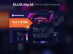 Talk Action Colorful Digital Agency Elementor Template Kit Talk Action Colorful Digital Agency Elementor