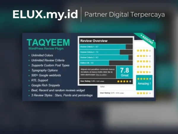 Foto Asli Taqyeem Wordpress Review Plugin