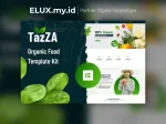 Tazza Organic Food Elementor Lifetime Template Kit Tazza Organic Food Elementor Template Kit