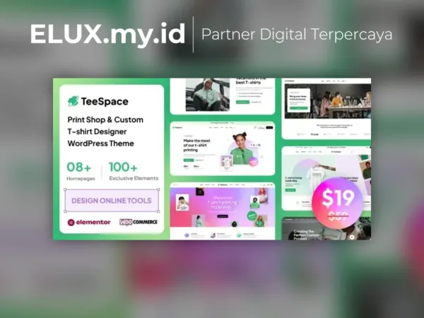 Marketplace Theme, Plugin & Template WordPress Premium Jual Teespace Print Custom T Shirt Designer WordPress Theme