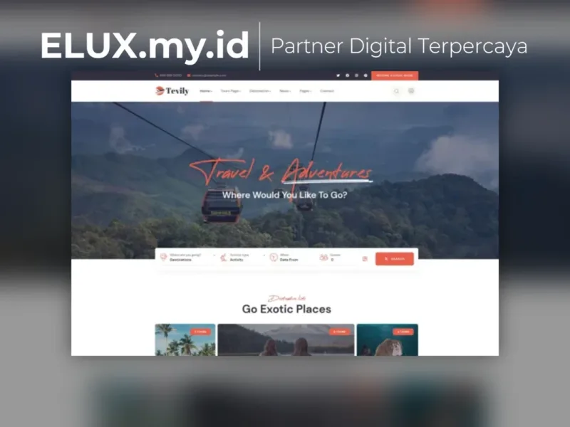 Tevily Travel Tour Booking Wordpress Theme Jual Tevily Travel Tour Booking Wordpress Theme