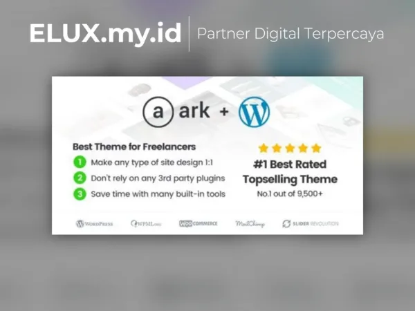 Lisensi Resmi The Ark Wordpress Theme Made For Freelancers