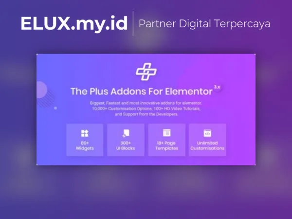 Lisensi Resmi The Plus Addons For Elementor Most Populars Addon For Elementor