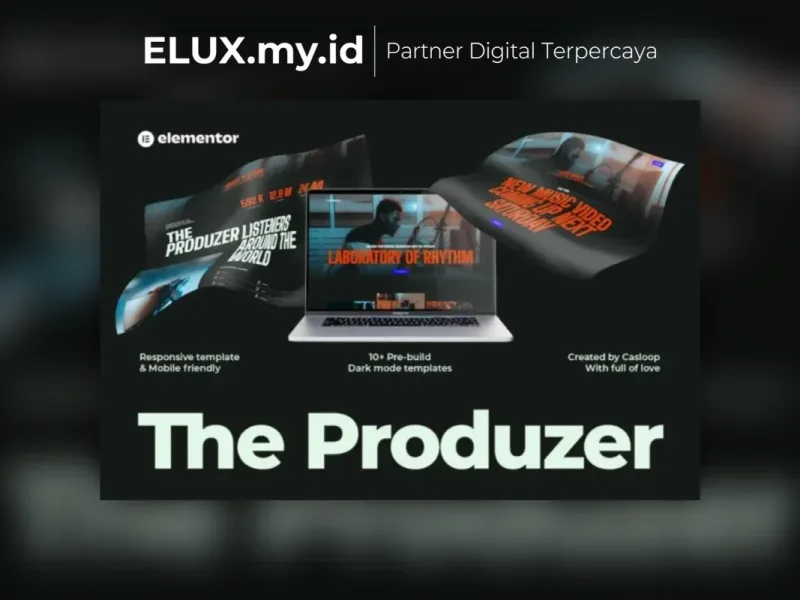 The Produzer Music Band Elementor Template Kit Jual The Produzer Music Band Elementor Template Kit Lifetime Unlimited Domain