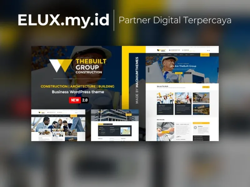 Detail Produk Thebuilt Construction And Architecture Wordpress Theme