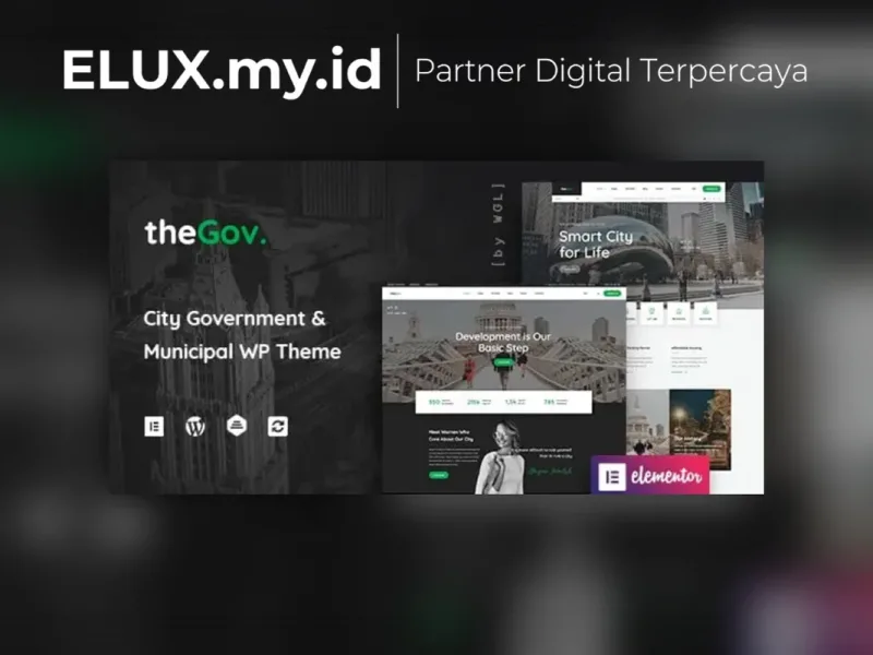 Thegov Municipal And Government Wordpress Theme Tampilan Thegov Municipal And Government Wordpress Theme