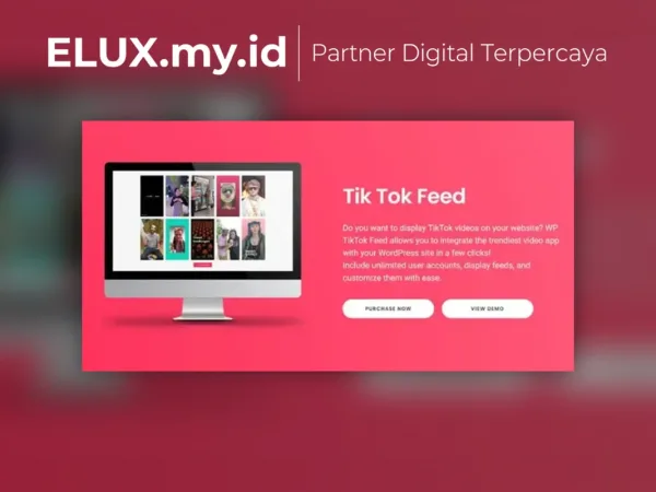 Jual Tiktok Feed Pro Wordpress Plugin