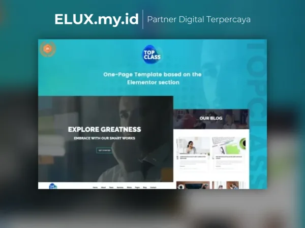 Foto Asli Topclass Business Agency Template Kit Lifetime Unlimited Domain