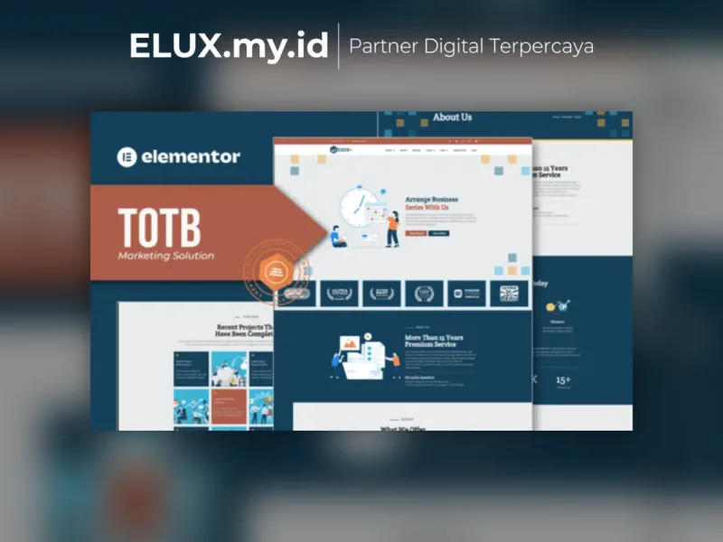 Totb Marketing Solution Elementor Template Kit Detail Produk Totb Marketing Solution Elementor Template Kit Lifetime Unlimited