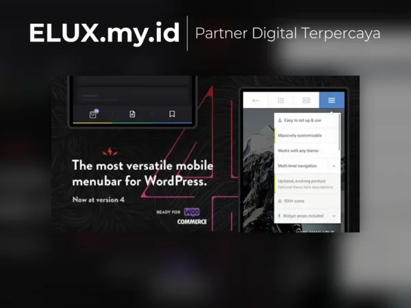 Tampilan Touchy Wordpress Mobile Menu Plugin