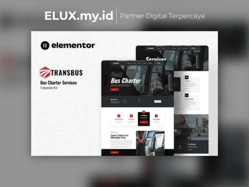 Transbus Bus Charter Service Elementor Template Tampilan Transbus Bus Charter Service Elementor Template Kit Lifetime Unlimited
