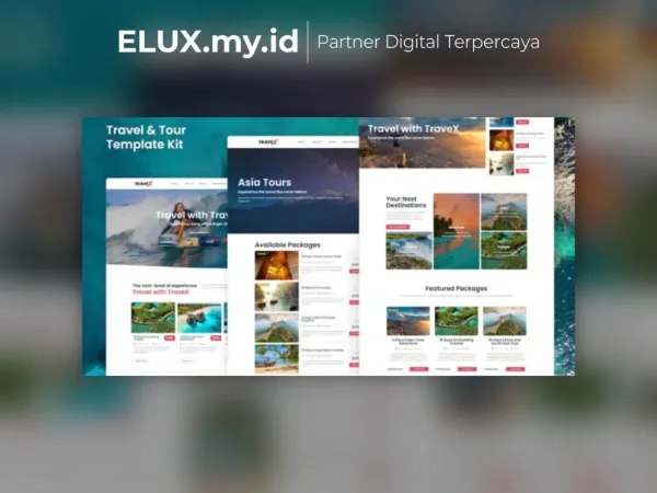 Foto Asli Travex Travel Tour Agency Elementor Template Kit Lifetime Unlimited