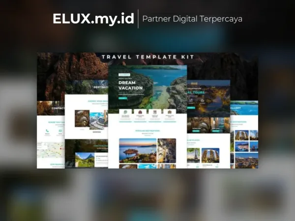 Detail Produk Travosca Travel Elementor Template Kit Lifetime Unlimited Domain