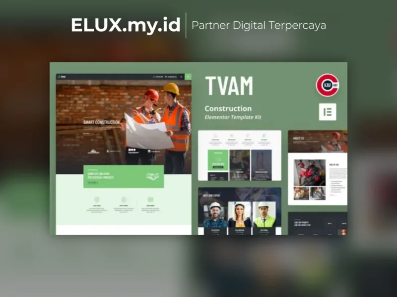 Tvam Construction Elementor Template Kit Lifetime Tampilan Tvam Construction Elementor Template Kit Lifetime Unlimited Domain