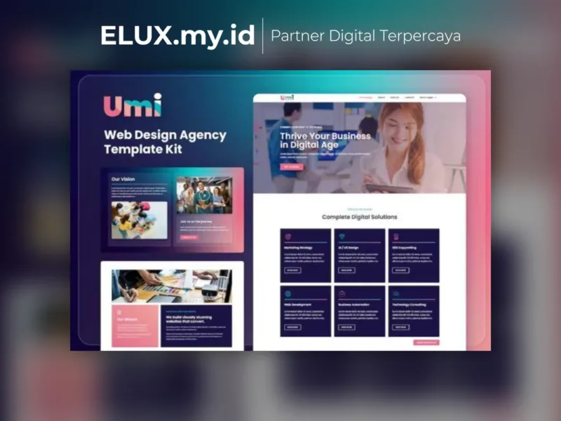 Umi Web Design Agency Elementor Template Kit Detail Produk Umi Web Design Agency Elementor Template Kit Lifetime Unlimited