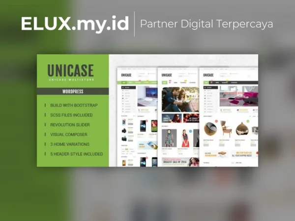 Jual Unicase Electronics Store Woocommerce Wordpress Theme