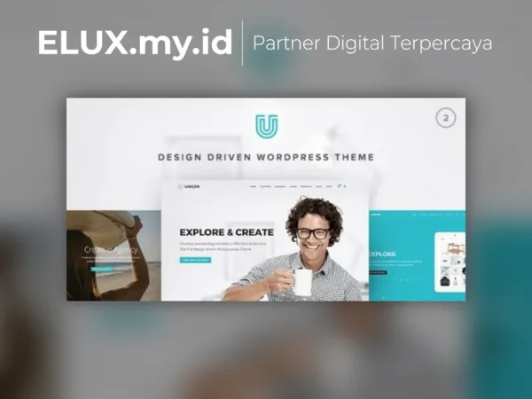 Tampilan Unicon Design Driven Multipurpose Wordpress Theme