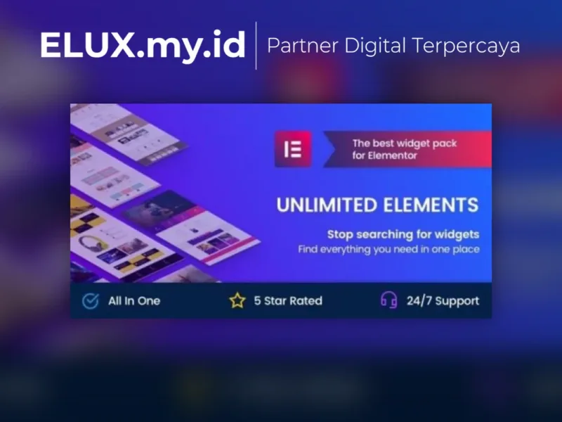 Unlimited Elements For Elementor Premium Detail Produk Unlimited Elements For Elementor Premium Wordpress Plugin