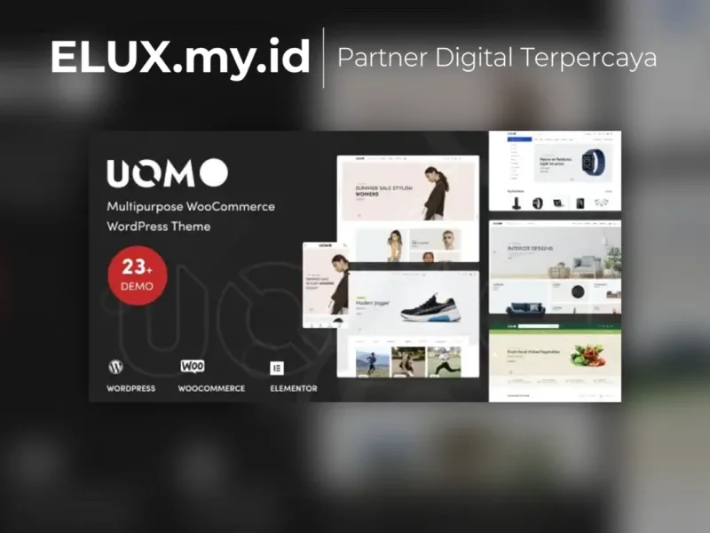 Lisensi Resmi Uomo Multipurpose Woocommerce Wordpress Theme
