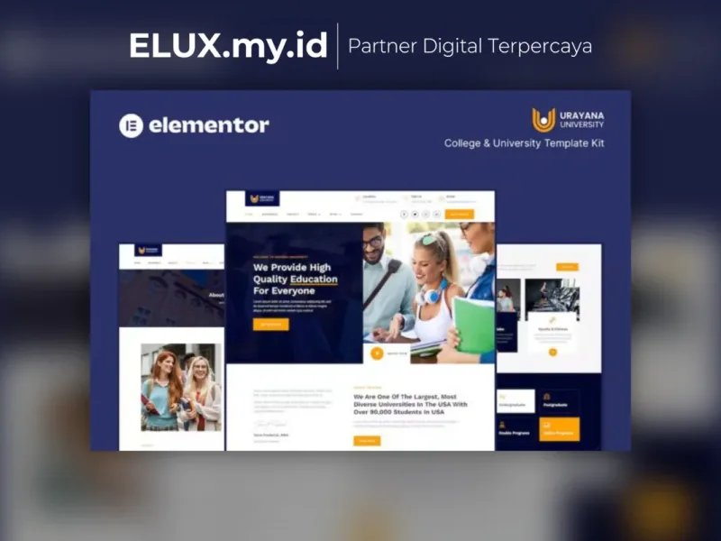 Urayana University College Elementor Template Kit Tampilan Urayana University College Elementor Template Kit Lifetime Unlimited