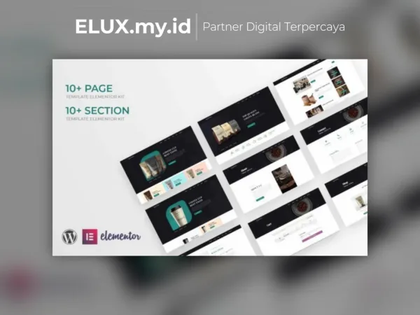 Tampilan Valensia Coffee Shop Elementor Template Kit Lifetime Unlimited Domain