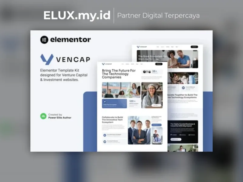 Vencap Venture Capital Investment Elementor Foto Asli Vencap Venture Capital Investment Elementor Template Kit Lifetime