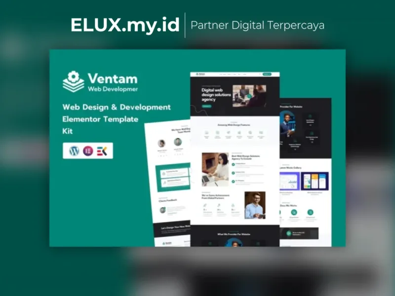Ventam Web Design Agency Elementor Template Kit Tampilan Ventam Web Design Agency Elementor Template Kit Lifetime Unlimited
