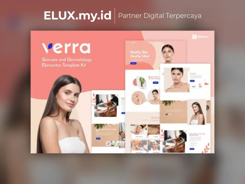Verra Skincare Dermatology Elementor Template Kit Jual Verra Skincare Dermatology Elementor Template Kit Lifetime Unlimited Domain