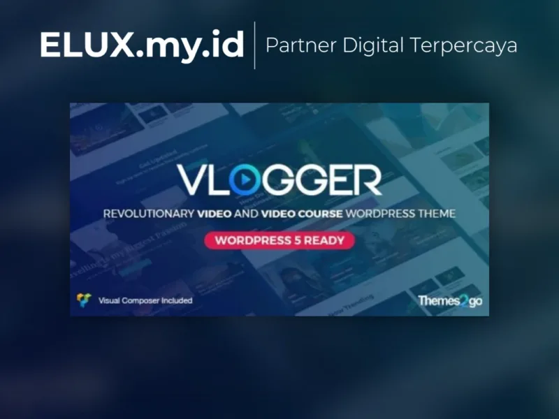 Vlogger Professional Video Tutorials Wordpress Jual Vlogger Professional Video Tutorials Wordpress Theme