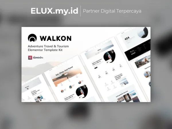Jual Walkon Adventure Travel Tourism Elementor Template Kit Lifetime Unlimited