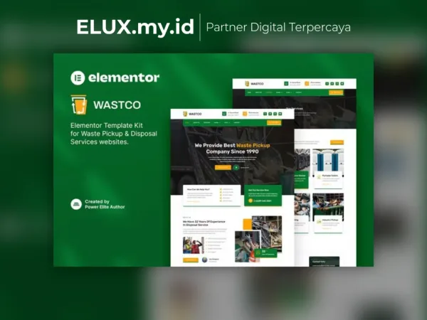 Detail Produk Wastco Waste Pickup Disposal Services Template Kit Lifetime