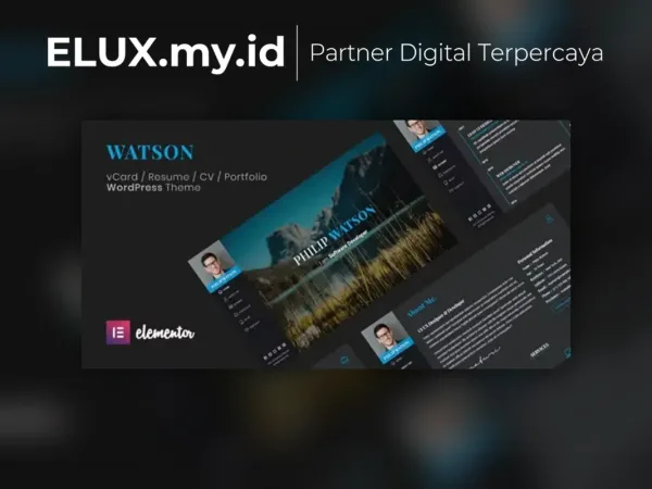 Foto Asli Watson Resume Wordpress Theme