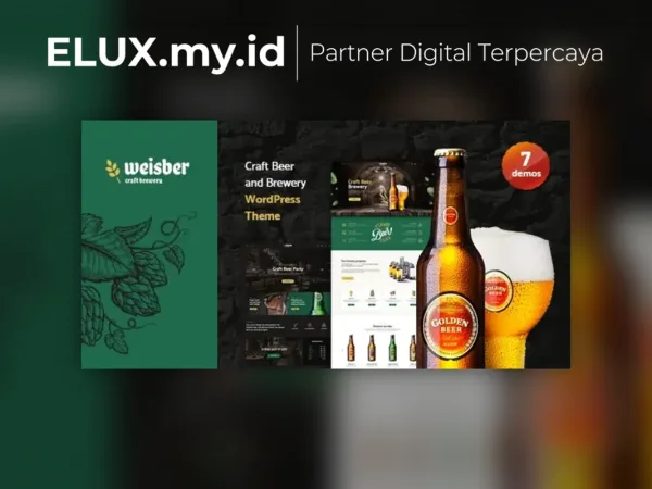 Detail Produk Weisber Craft Beer Brewery Wordpress Theme