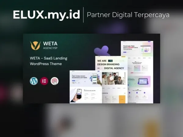 Detail Produk Weta Saas Landing Wordpress Theme