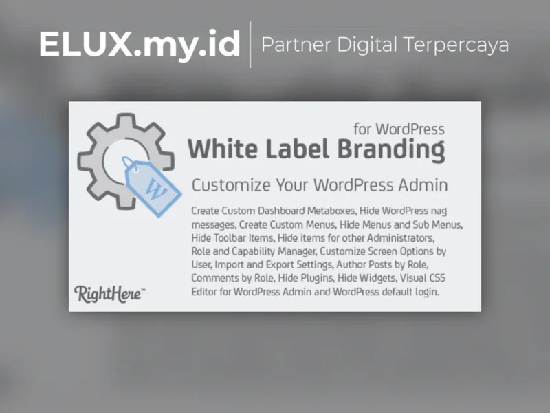White Label Branding For Wordpress Plugin Foto Asli White Label Branding For Wordpress Plugin