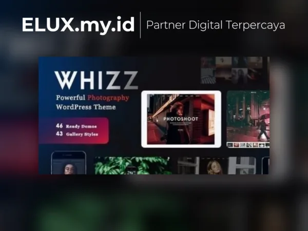 Lisensi Resmi Whizz Photography Wordpress Theme